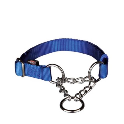 Trixie Premium Choker High-quality nylon strap Blue size L-XL